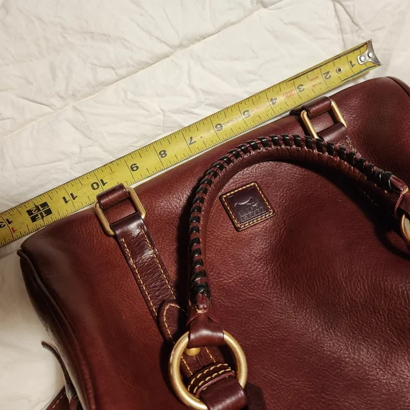 Dooney & Bourke Florentine Satchel - Chestnut - Picture 12 of 14